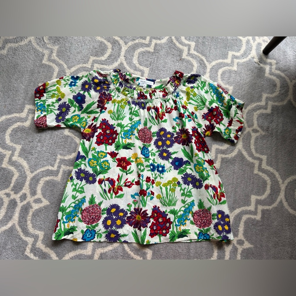 See by Chloe Floral Size 4 Top